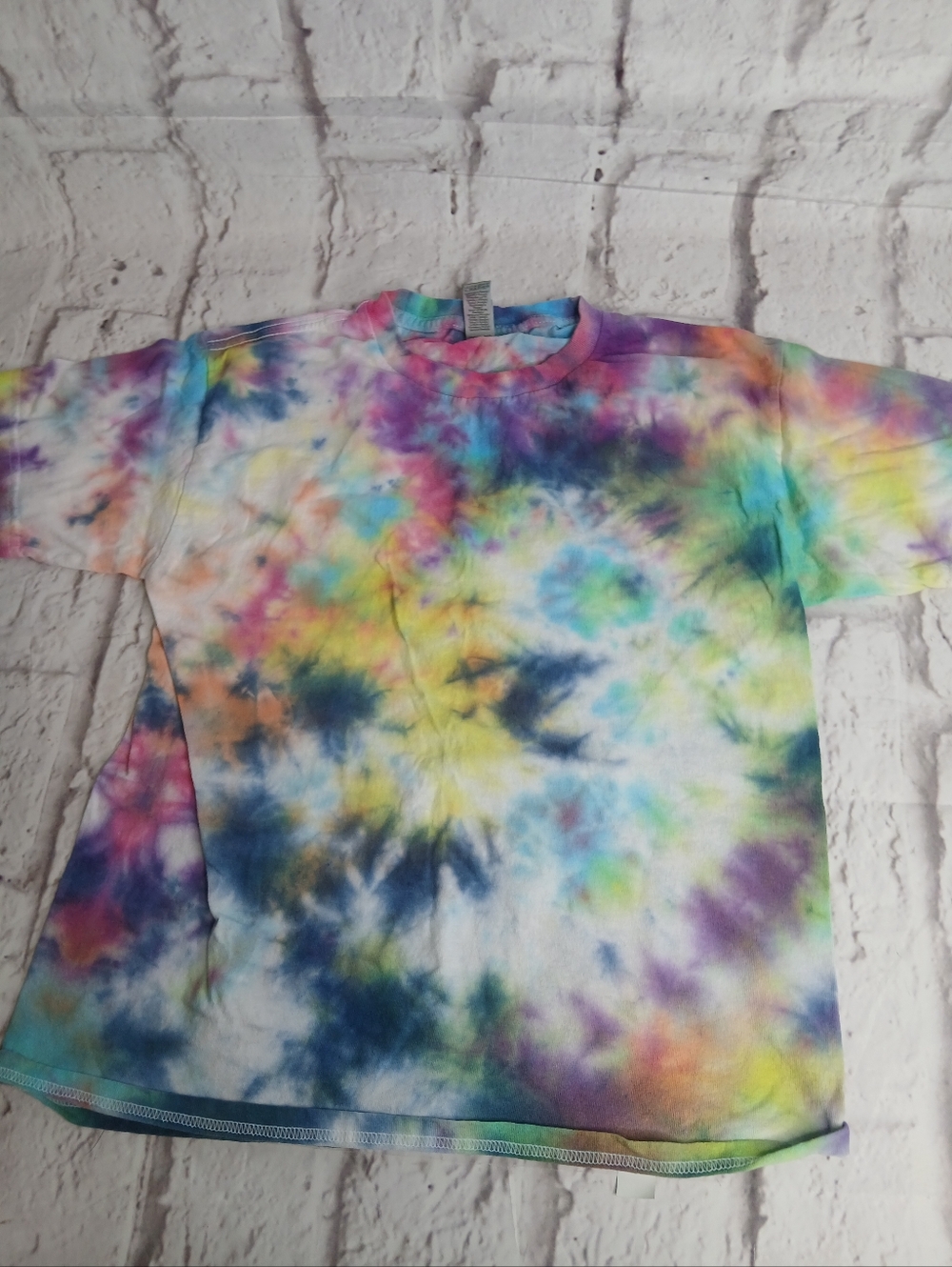 Gildan Kids Short Sleeve Tie-Dye Tee - Multicolor Rainbow